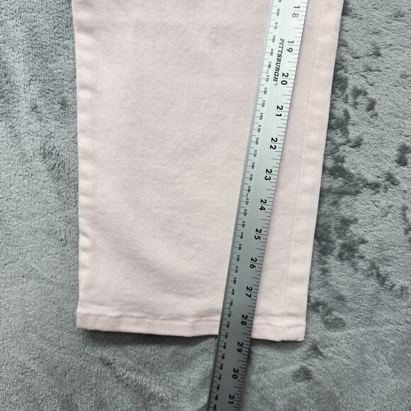 Gloria Vanderbilt Jeans Womens 12 SHORT Light Pink Amanda High Rise Tapered Slim - Picture 14 of 16
